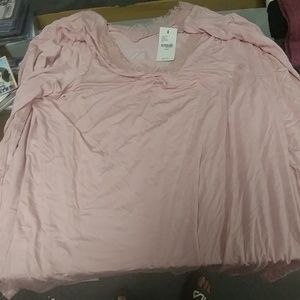 Lane Bryant pink shirt new with tags size 14